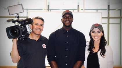 Mike Plante with Cameron Maybin